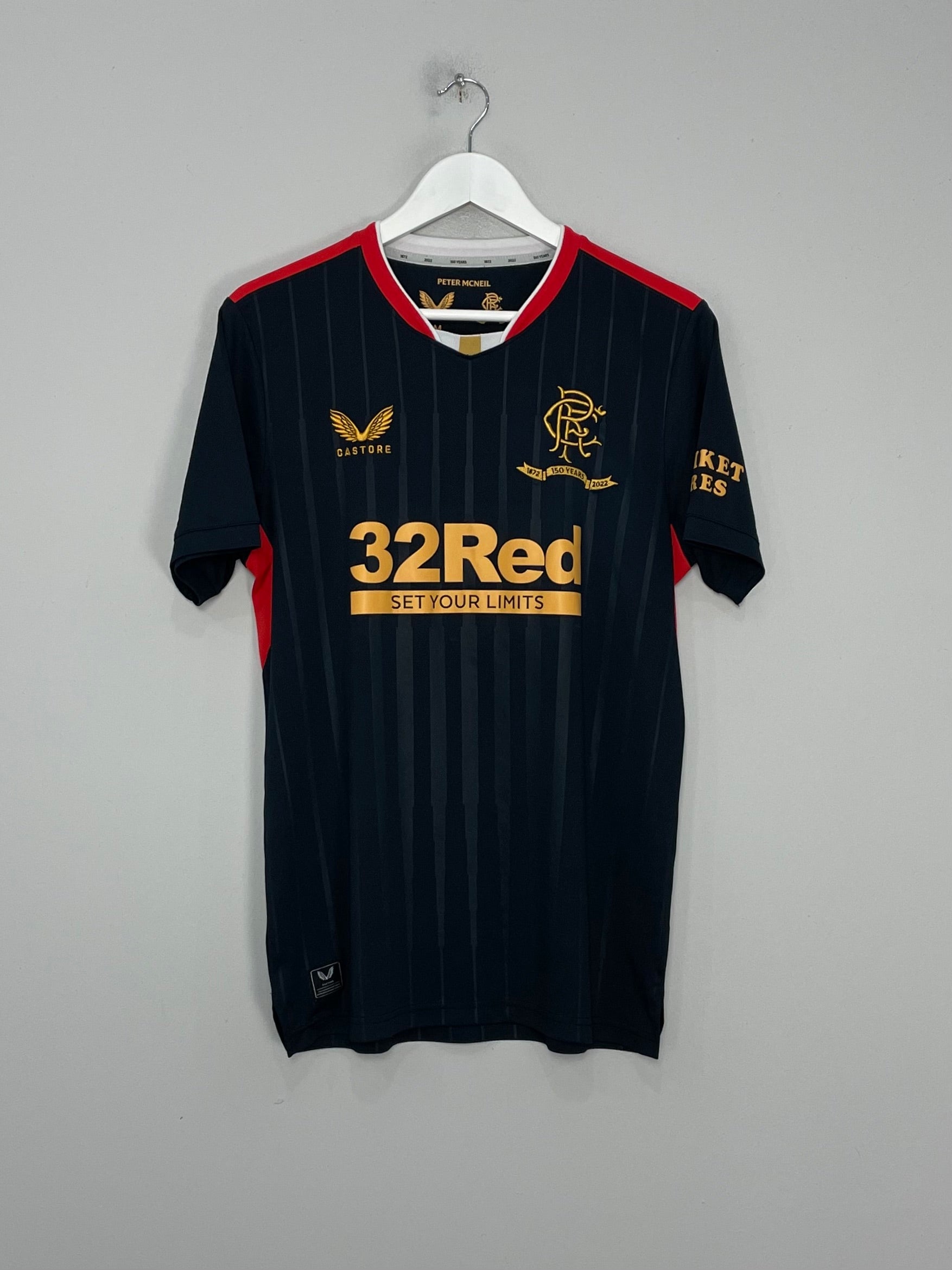 2021/22 RANGERS AWAY SHIRT (M) CASTORE