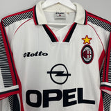 1997/98 AC MILAN AWAY SHIRT (XL) LOTTO