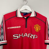 1998/00 MANCHESTER UNITED HOME SHIRT (L) UMBRO