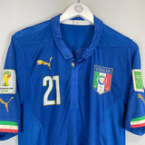 2014/15 ITALY PIRLO #21 *PLAYER ISSUE* HOME SHIRT (XL) PUMA