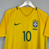 2016/17 BRAZIL NEYMAR JR #10 HOME SHIRT (M) NIKE