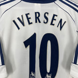 1999/01 TOTTENHAM IVERSEN #10 HOME SHIRT (XL) ADIDAS