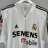 2005/06 REAL MADRID GUTI HAZ #14 HOME SHIRT (L) ADIDAS