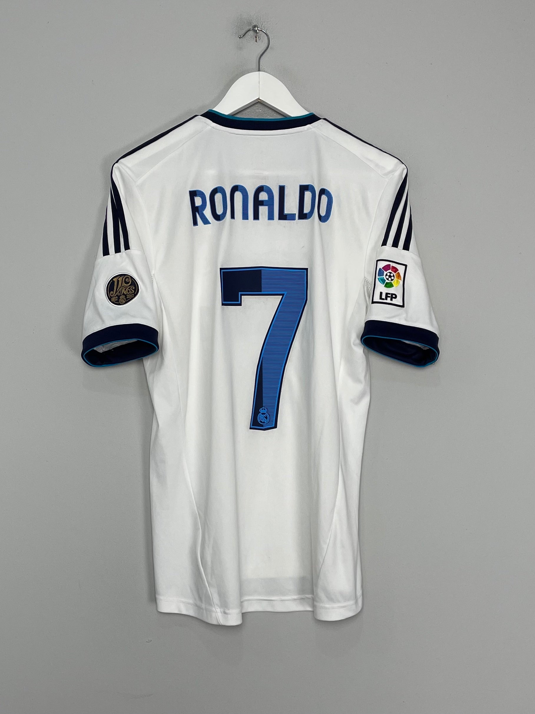 2012/13 REAL MADRID RONALDO #7 HOME SHIRT (M) ADIDAS