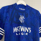 1994/95 RANGERS B.LAUDRUP #11 HOME SHIRT (S) ADIDAS