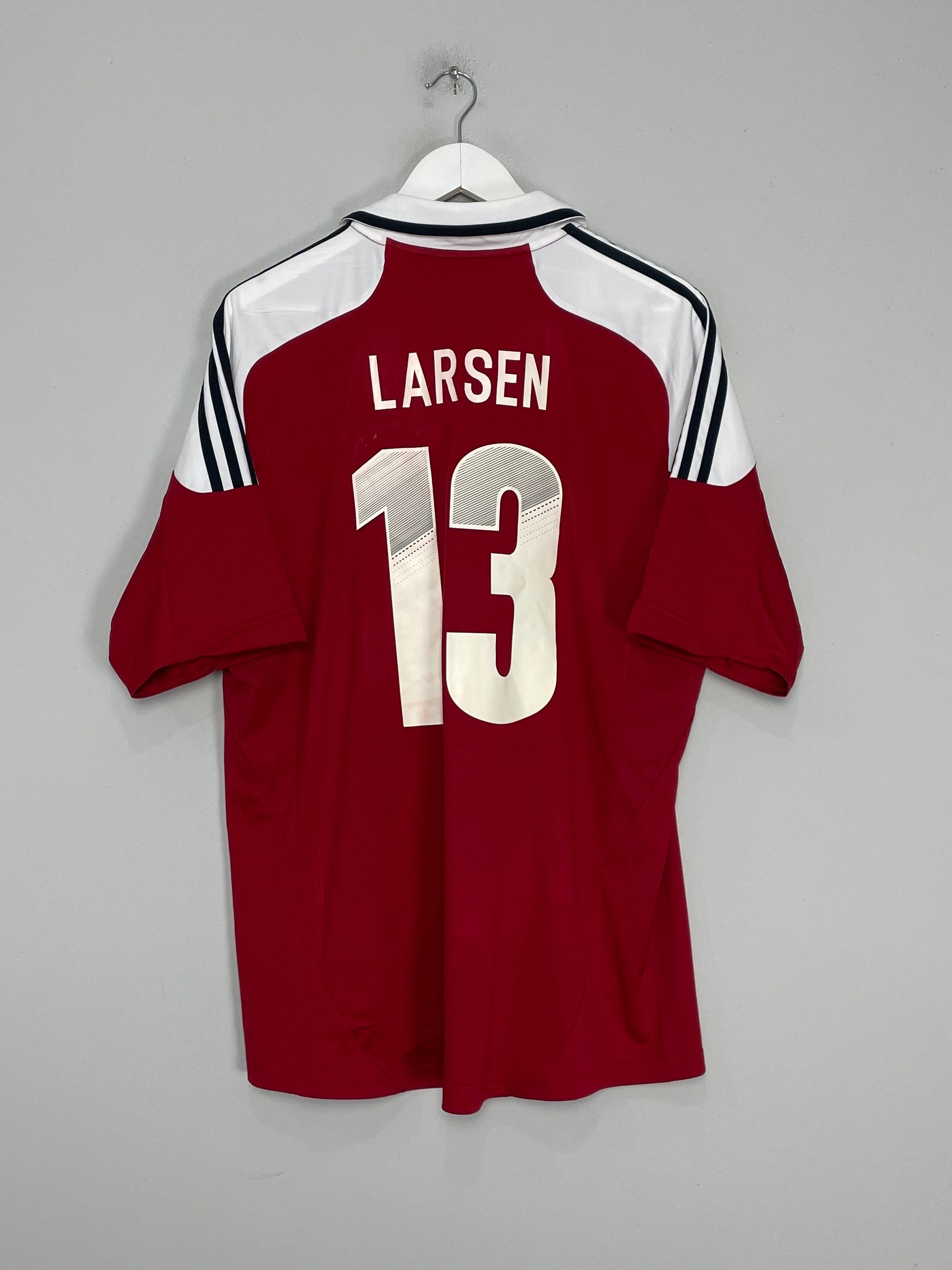 2012/13 DENMARK LARSEN #13 HOME SHIRT (XL) ADIDAS