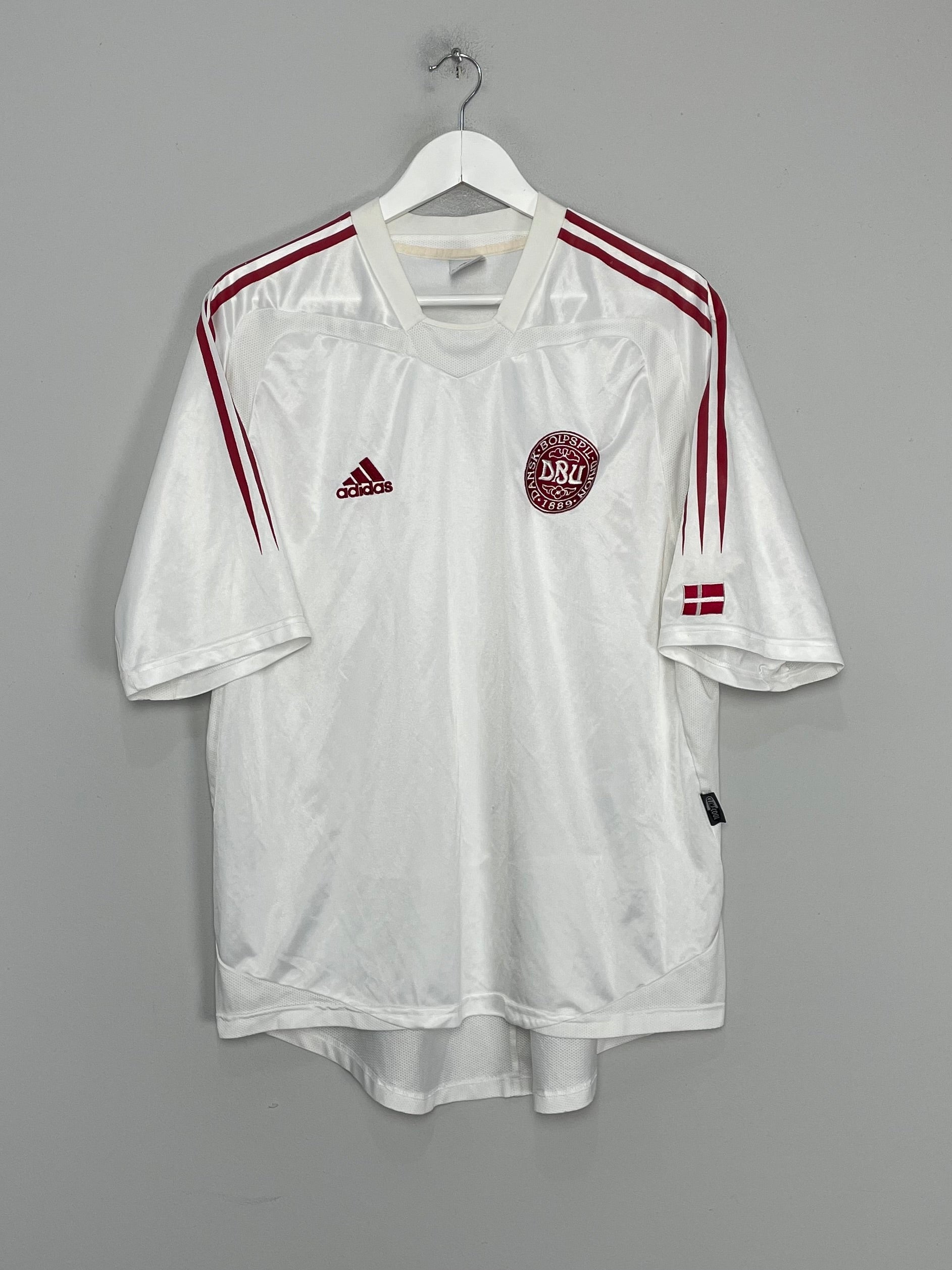 2004/06 DENMARK AWAY SHIRT (XL) ADIDAS