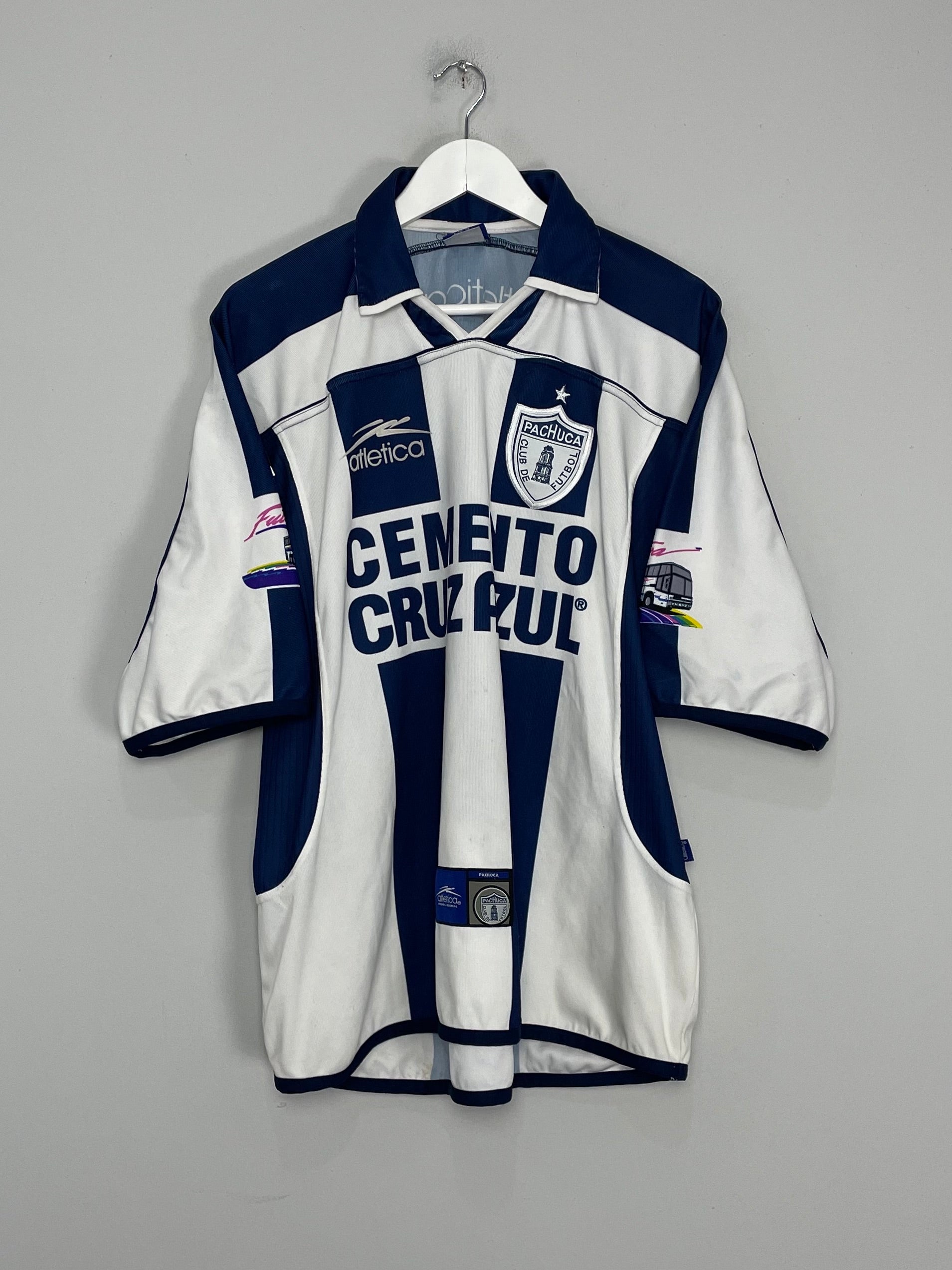 2000/01 PACHUCA HOME SHIRT (XL) ATLETICA