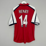 Image of the Arsenal Henry shirt from the 2000/02 season