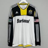 2012/14 COLOMBUS CREW *PLAYER ISSUE* L/S HOME SHIRT (XL) ADIDAS