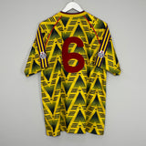 1991/93 ARSENAL #6 *REISSUE* AWAY SHIRT (XL) ADIDAS BRUISED BANANA