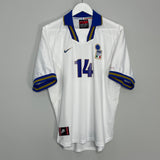 1996/97 ITALY DEL PIERO #14 AWAY SHIRT (L) NIKE