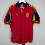 1999/02 SPAIN HOME SHIRT (L) ADIDAS