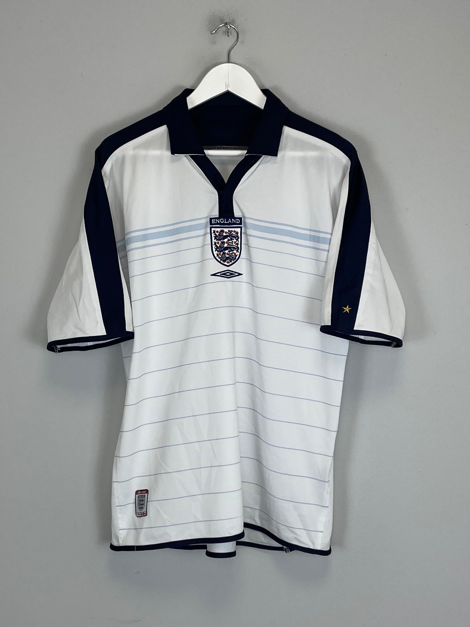 2003/05 ENGLAND TRAINING SHIRT (M) UMBRO