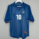 1997/98 ITALY DEL PIERO #10 HOME SHIRT (L) NIKE