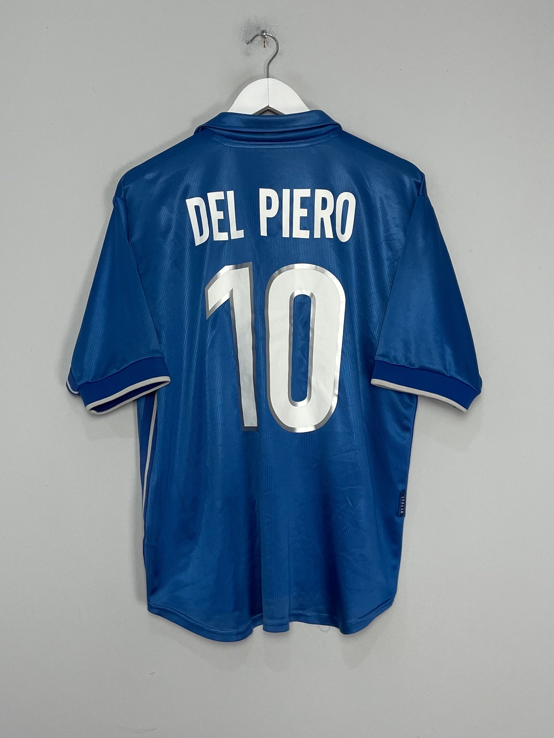 1997/98 ITALY DEL PIERO #10 HOME SHIRT (L) NIKE