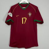 2006/08 PORTUGAL C.RONALDO #17 HOME SHIRT (M) NIKE