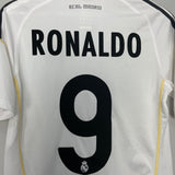 2009/10 REAL MADRID RONALDO #9 HOME SHIRT (S) ADIDAS