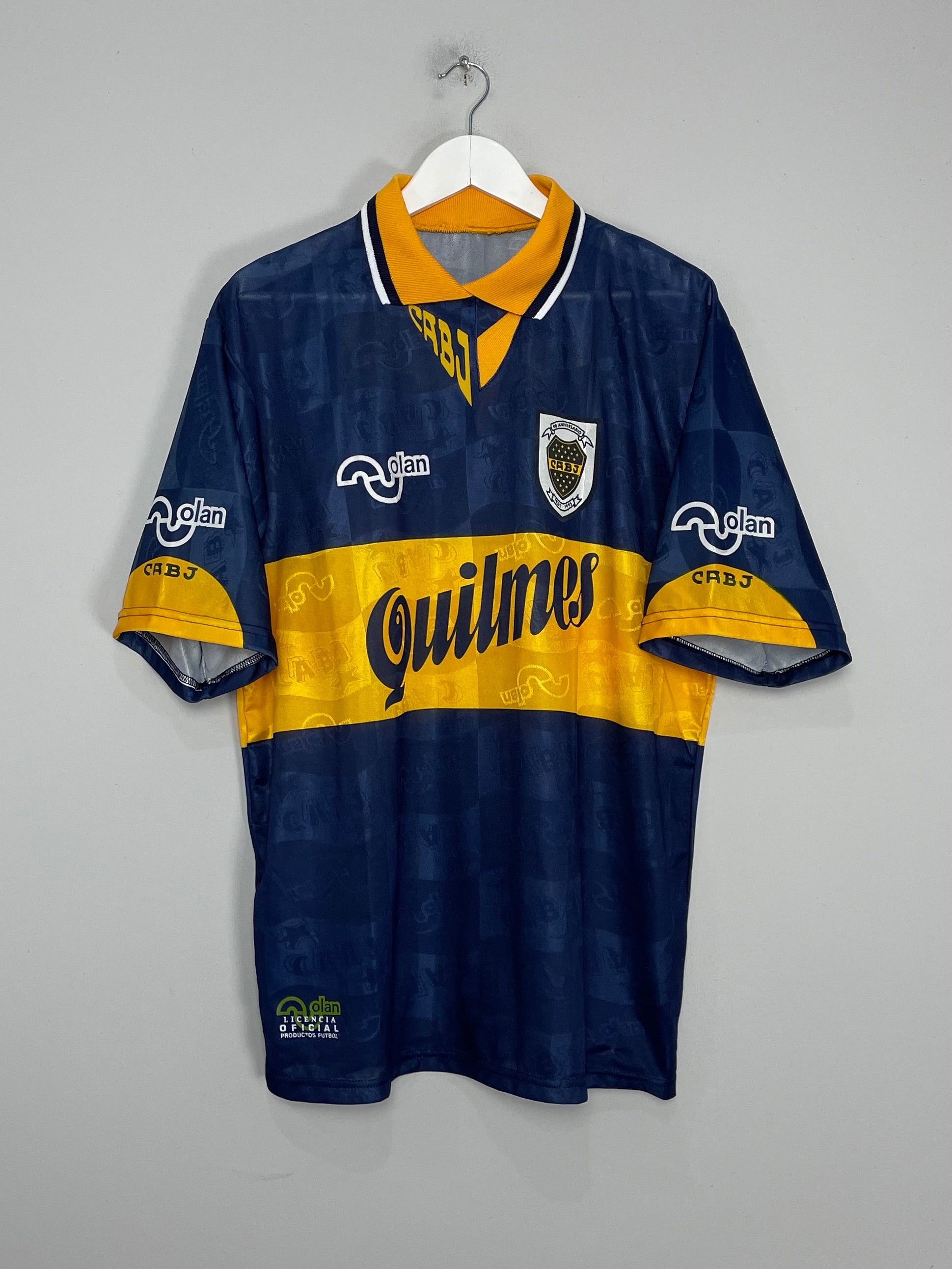 1995/97 BOCA JUNIORS HOME SHIRT (L) OLAN