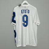 2010/11 INTER MILAN ETO'O #9 *BNWT* AWAY SHIRT (XL) NIKE