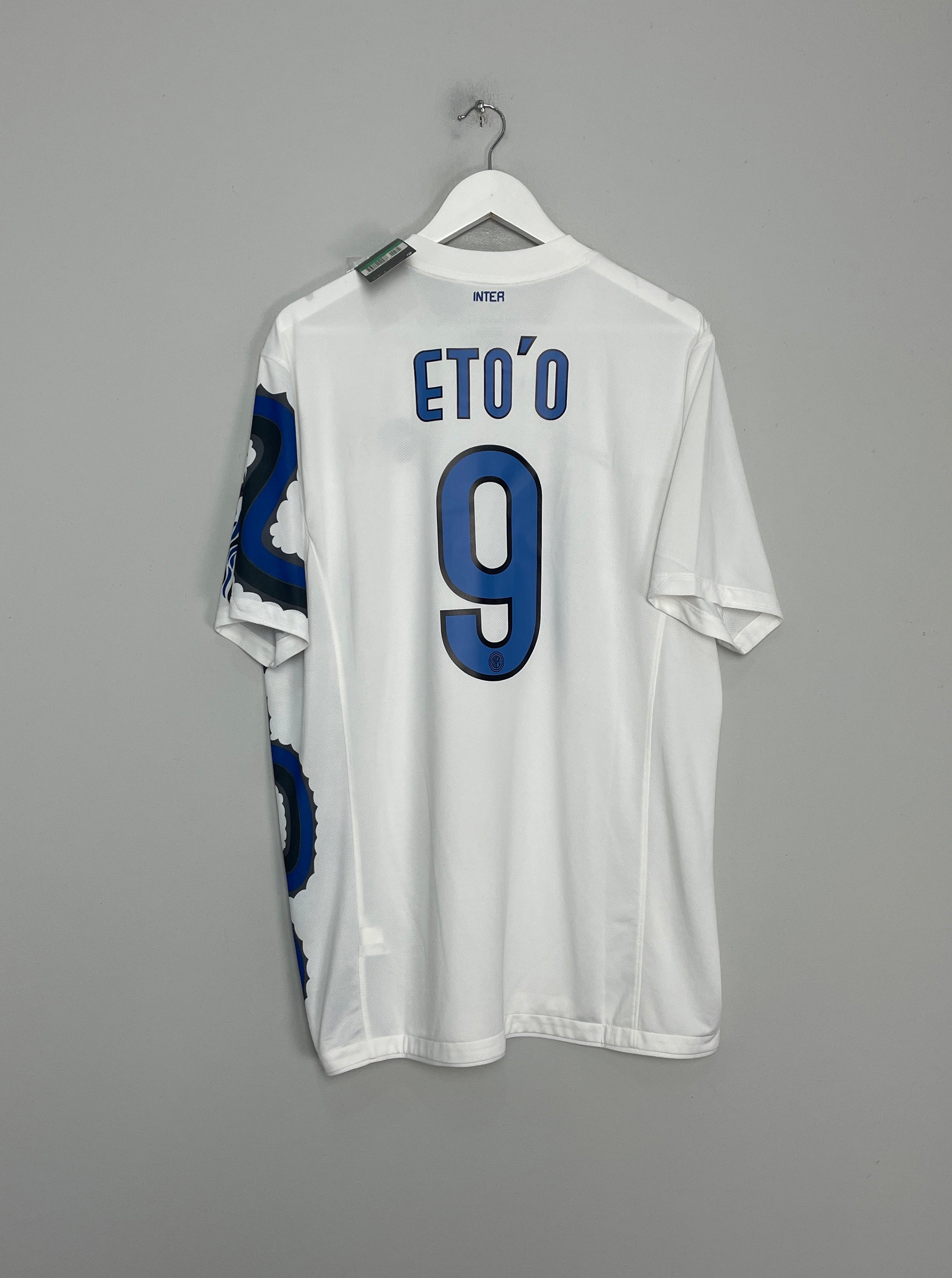 2010/11 INTER MILAN ETO'O #9 *BNWT* AWAY SHIRT (XL) NIKE