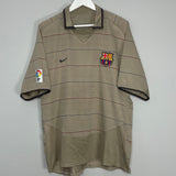 2003/04 BARCELONA RONALDINHO #10 AWAY SHIRT (XL) NIKE