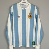 1978 ARGENTINA L/S ADIDAS ORIGINALS HOME SHIRT (S)