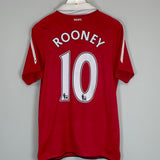 2010/11 MANCHESTER UNITED ROONEY #10 HOME SHIRT (S) NIKE