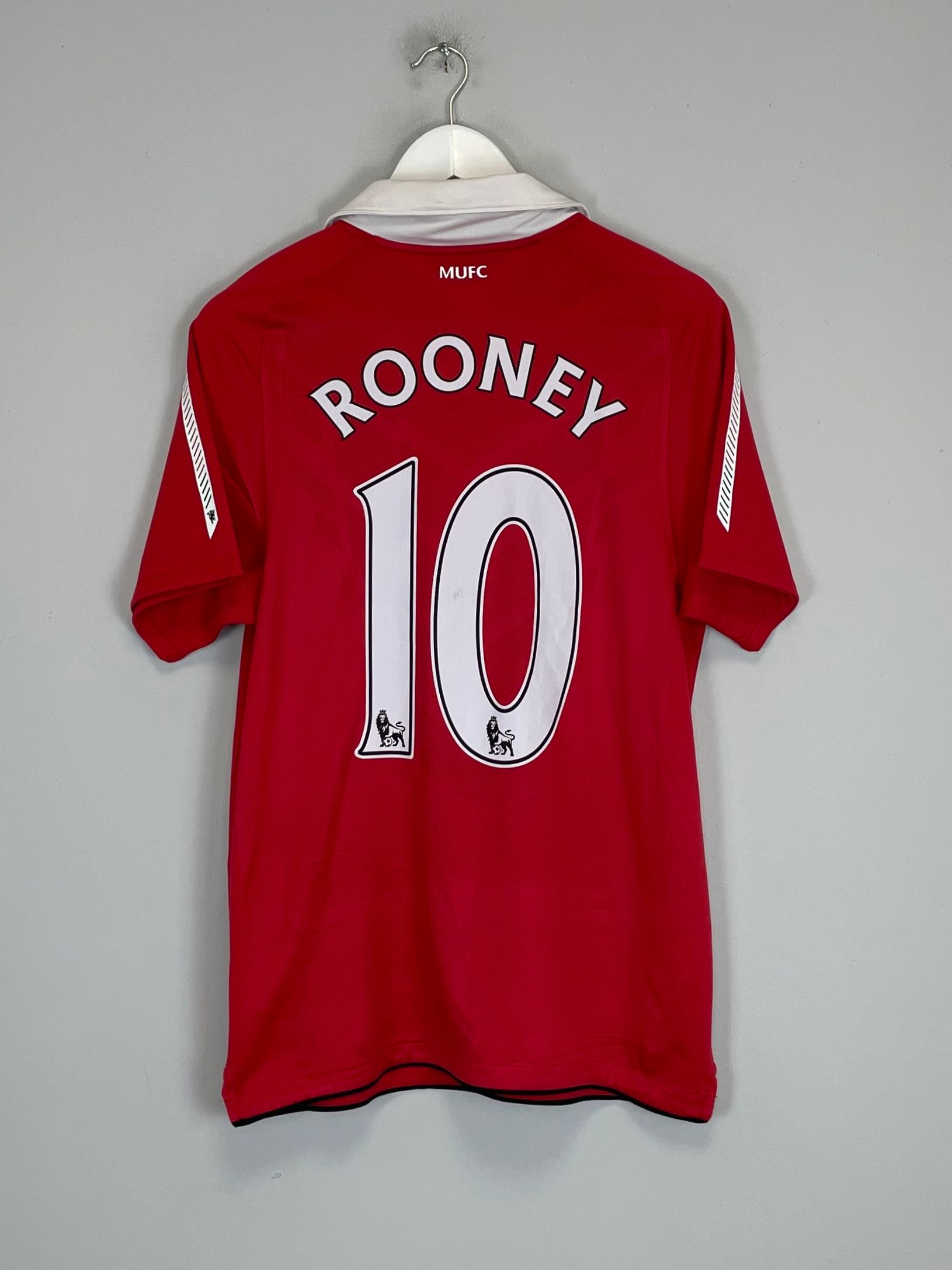 2010/11 MANCHESTER UNITED ROONEY #10 HOME SHIRT (S) NIKE