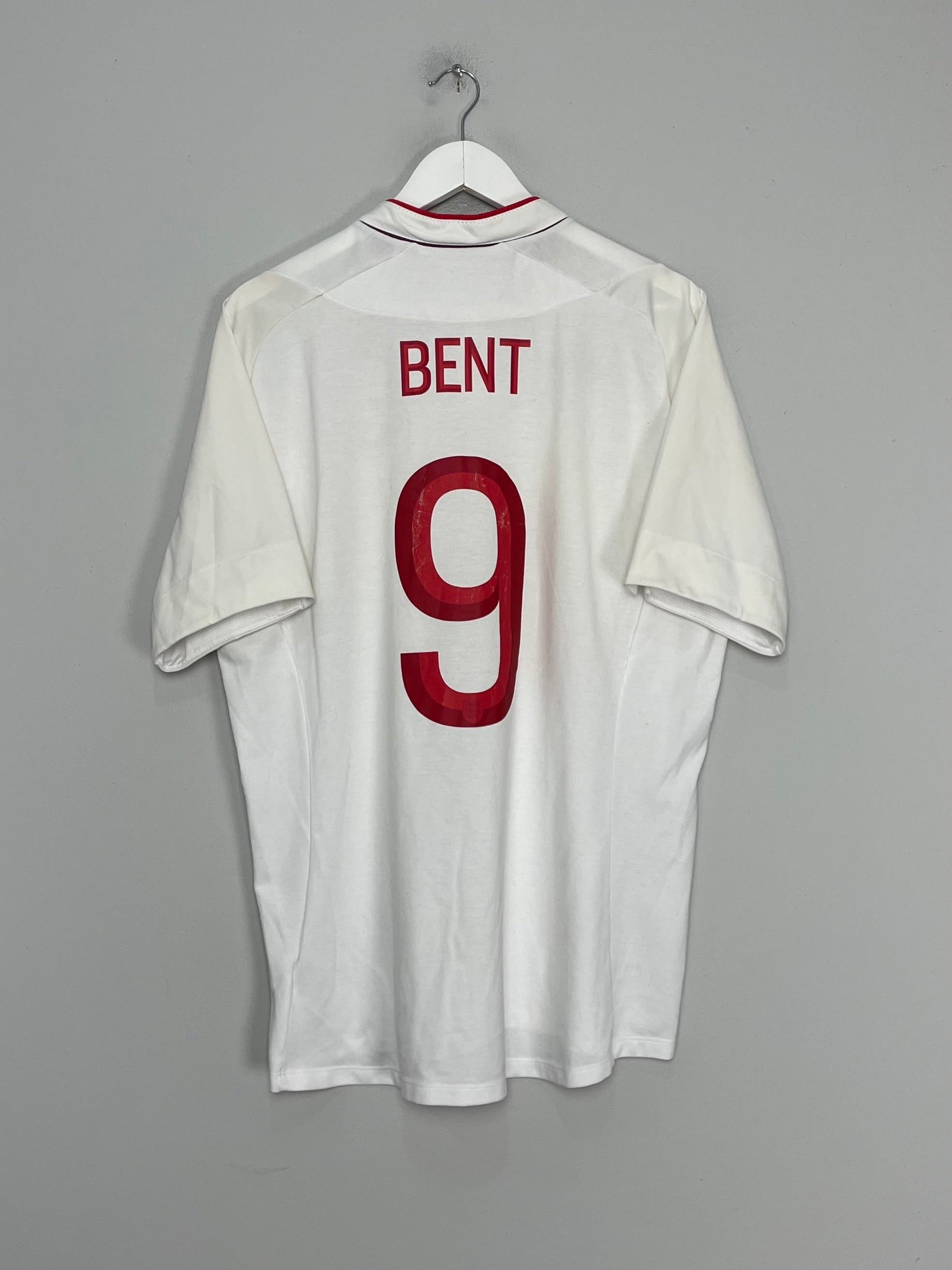 2012/13 ENGLAND BENT #9 HOME SHIRT (XL) UMBRO