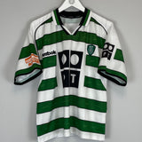 2000/01 SPORTING CP HOME SHIRT (S) REEBOK