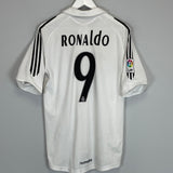 2005/06 REAL MADRID RONALDO #9 HOME SHIRT (S) ADIDAS