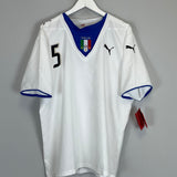 2006/07 ITALY CANNAVARO #5 *BNWT* AWAY SHIRT (XL) PUMA