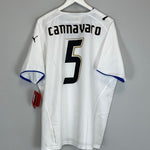 2006/07 ITALY CANNAVARO #5 *BNWT* AWAY SHIRT (XL) PUMA