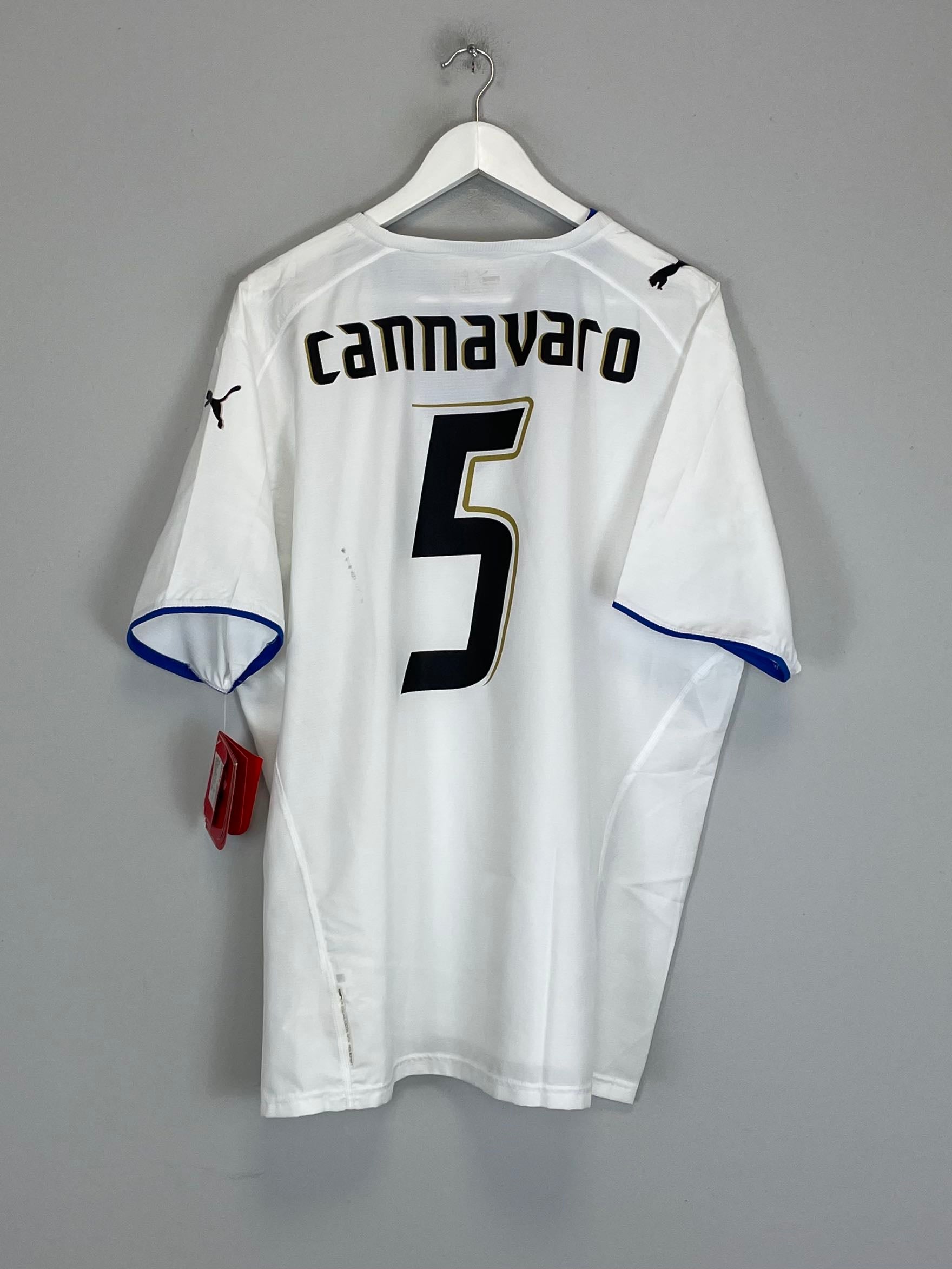 2006/07 ITALY CANNAVARO #5 *BNWT* AWAY SHIRT (XL) PUMA