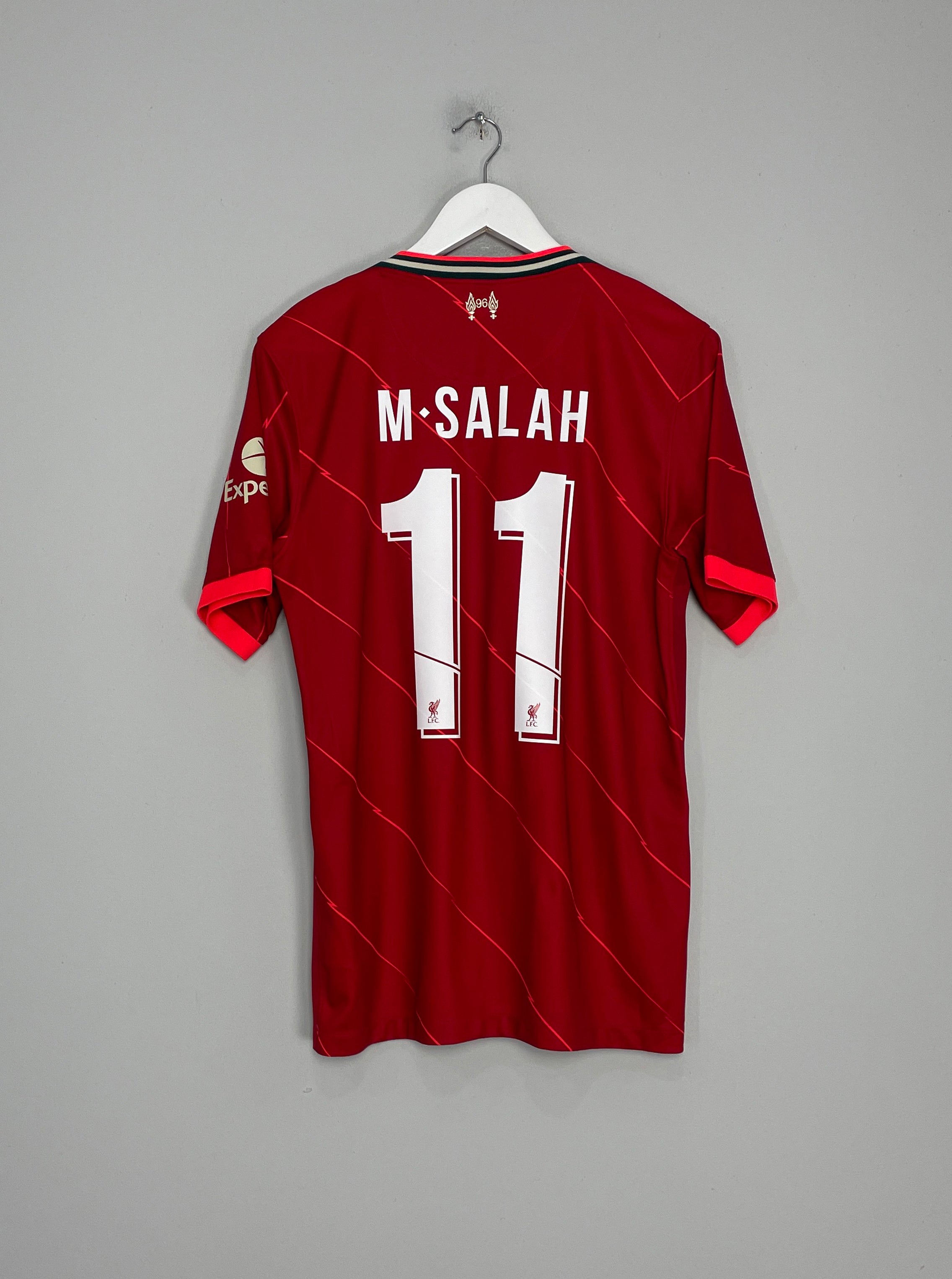 2021/22 LIVERPOOL SALAH #11 HOME SHIRT (M) NIKE