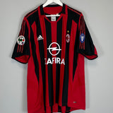 2005/06 AC MILAN GILARDINO #11 HOME SHIRT (XL) ADIDAS