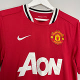 2011/12 MANCHESTER UNITED POGBA #42 HOME SHIRT (S) NIKE