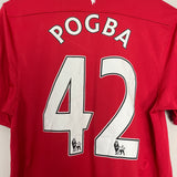 2011/12 MANCHESTER UNITED POGBA #42 HOME SHIRT (S) NIKE