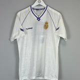 1990/91 REAL MADRID #9 HOME SHIRT (XL) HUMMEL