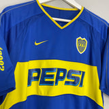 2003/04 BOCA JUNIORS HOME SHIRT (XL) NIKE