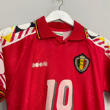 1994/95 BELGIUM SCIFO #10 HOME SHIRT (S) DIADORA