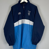 1999/01 CHELSEA 1/4 ZIP JACKET (M) UMBRO