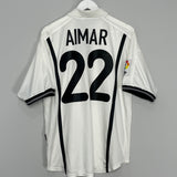 2000/01 VALENCIA AIMAR #22 HOME SHIRT (L) NIKE