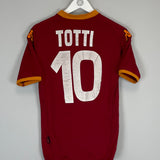 2007/08 ROMA TOTTI #10 HOME SHIRT (M) KAPPA