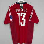 2002/04 BAYERN MUNICH BALLACK #13 *BNWT* C/L HOME SHIRT (L) ADIDAS