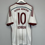 2014/15 BAYERN MUNICH ROBBEN #10 AWAY SHIRT (XL) ADIDAS