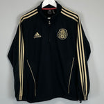 2010 MEXICO 1/4 ZIP FLEECE JACKET (S) ADIDAS