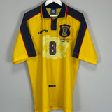 1996/98 SCOTLAND BURLEY #8 AWAY SHIRT (XL) UMBRO