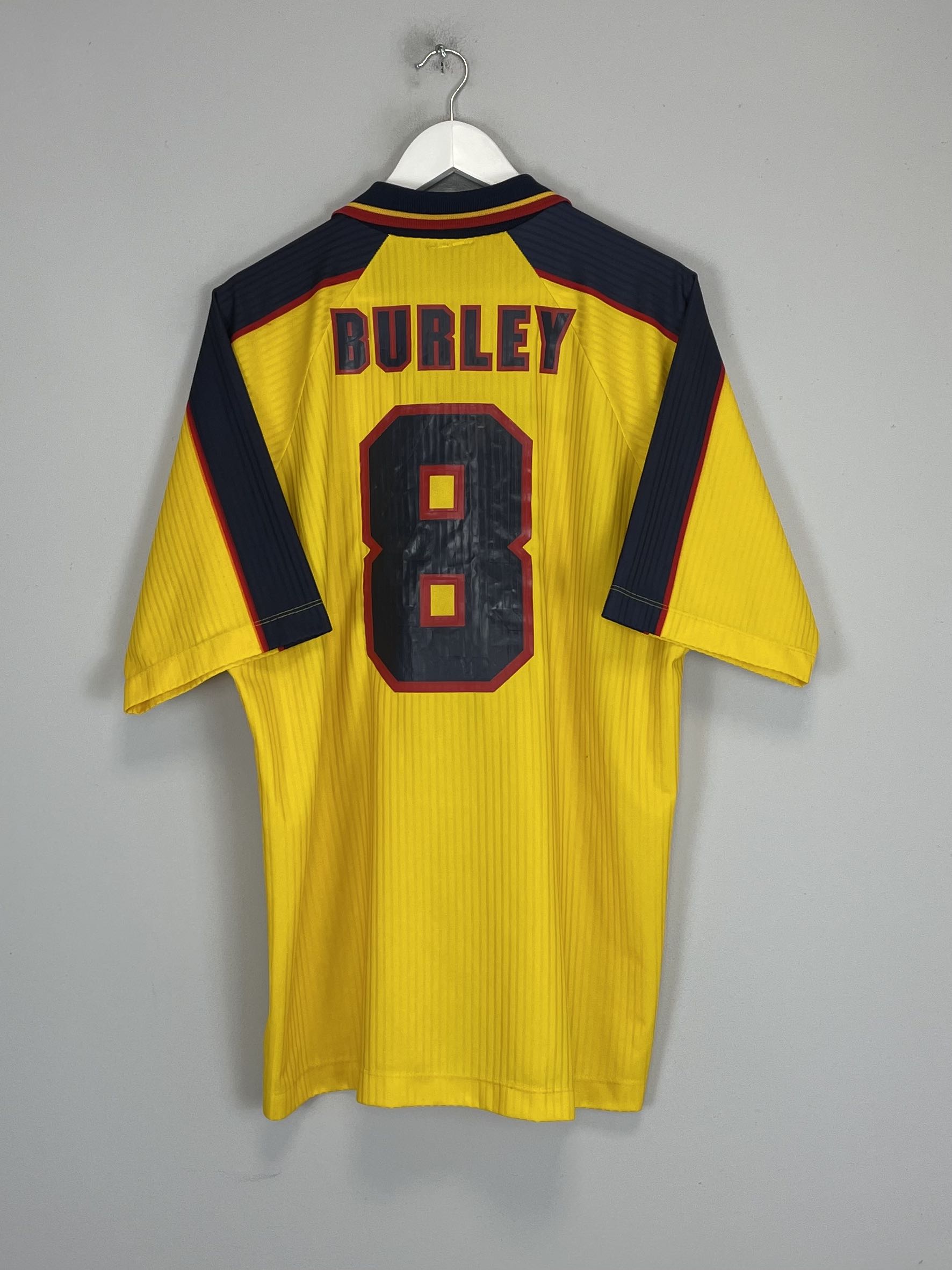 1996/98 SCOTLAND BURLEY #8 AWAY SHIRT (XL) UMBRO